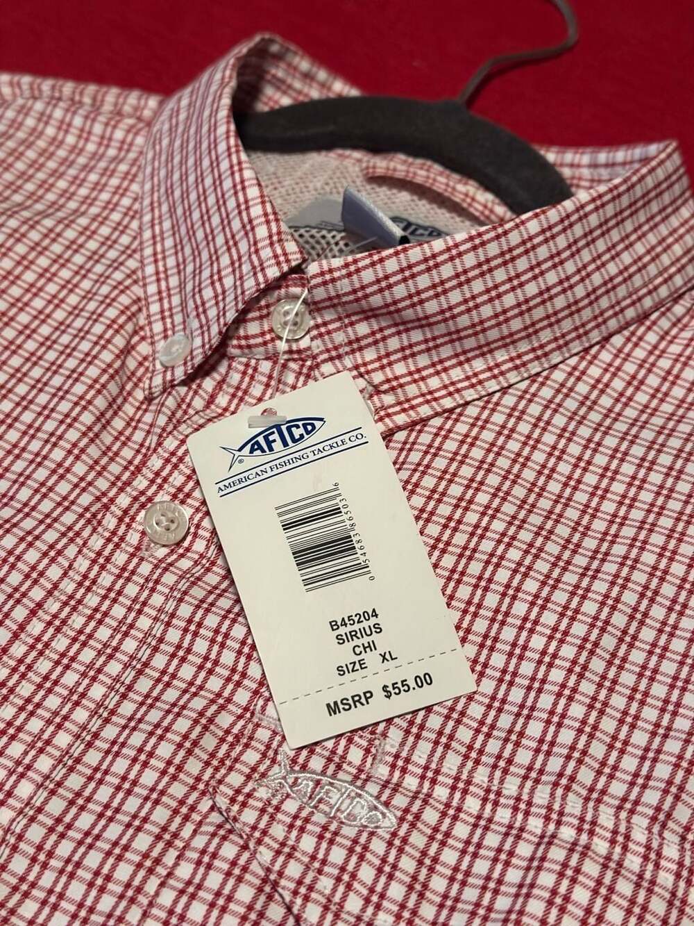 AFTCO Youth ( XL-18yrs) Sirius Short Sleeve Fishing Shirt
